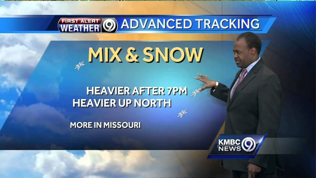 Icy drizzle arrives south of KC