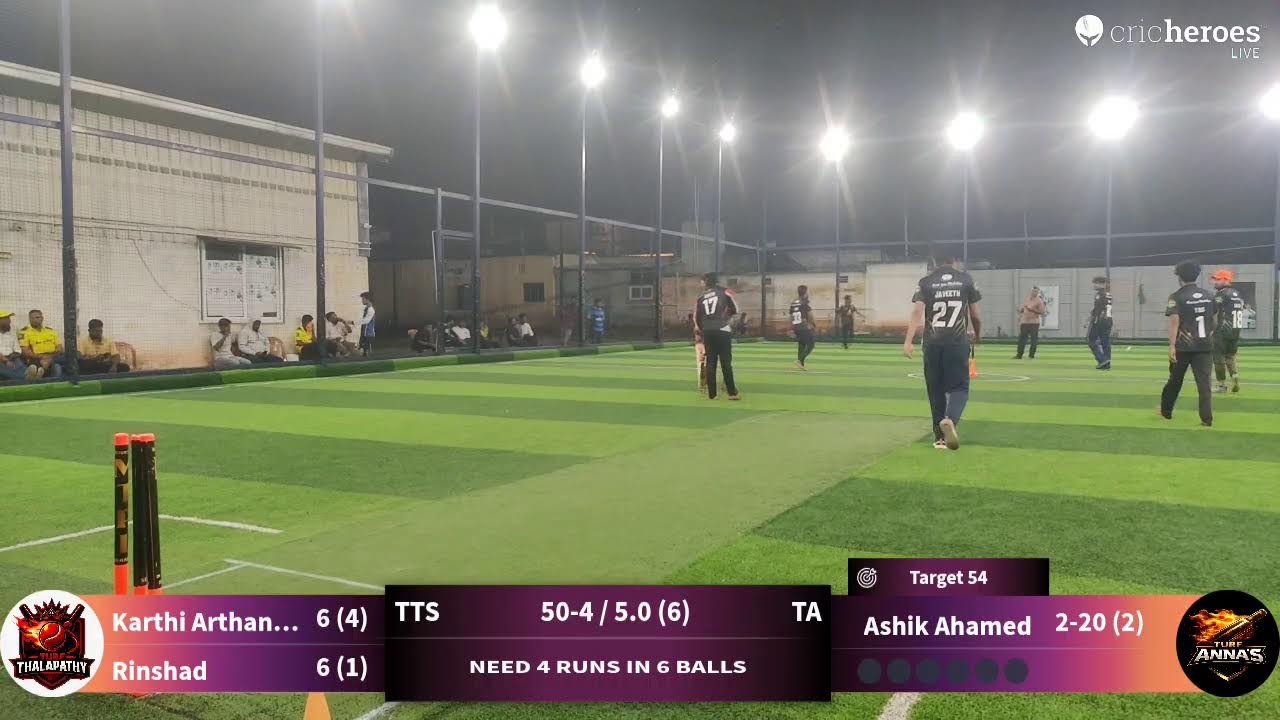 TURF ANNAS vs Turf Thalapathy S live cricket match | Mounttown MTPL - II live - Star Turf Mettupala