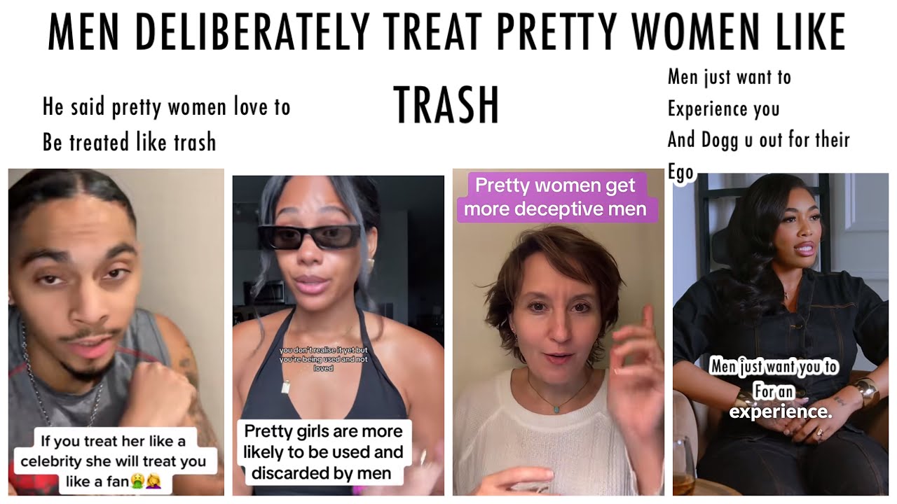 HE SAID, PRETTY WOMEN LOVE TO TREATED LIKE TRASH 🚮.. Ladies Come look at this 🚩🤯, 