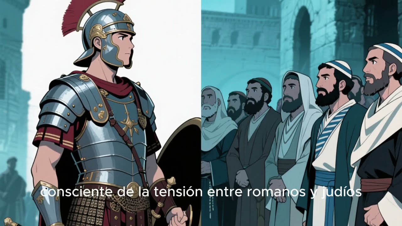 🪖 El centurión de gran fe en Mateo 8:5–13 | Lucas 7:1–10 #viral