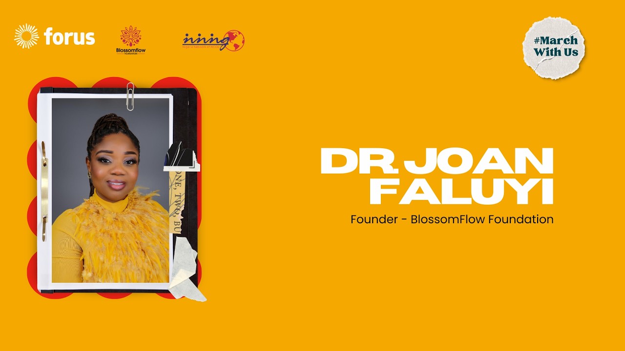 #MarchWithUs - Joan Faluyi on how ending period poverty requires everyone