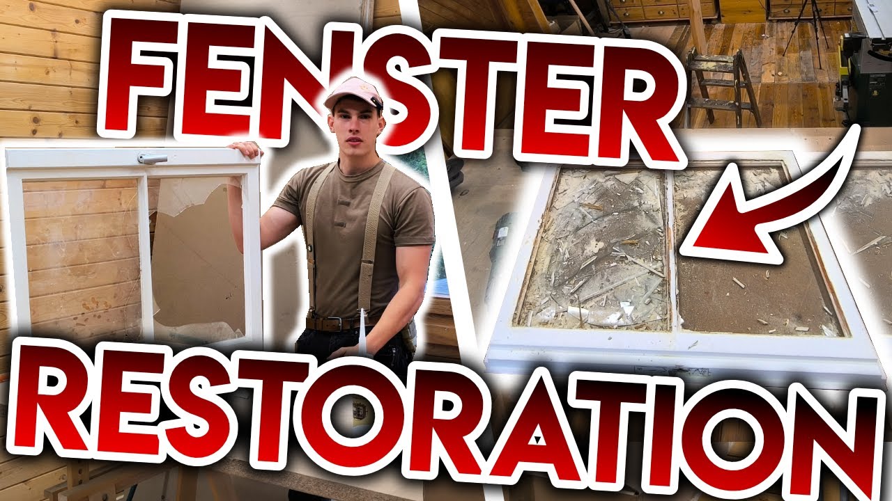 KAPUTTES Fenster aufarbeiten | Fensterglas austauschen | RESTORATION