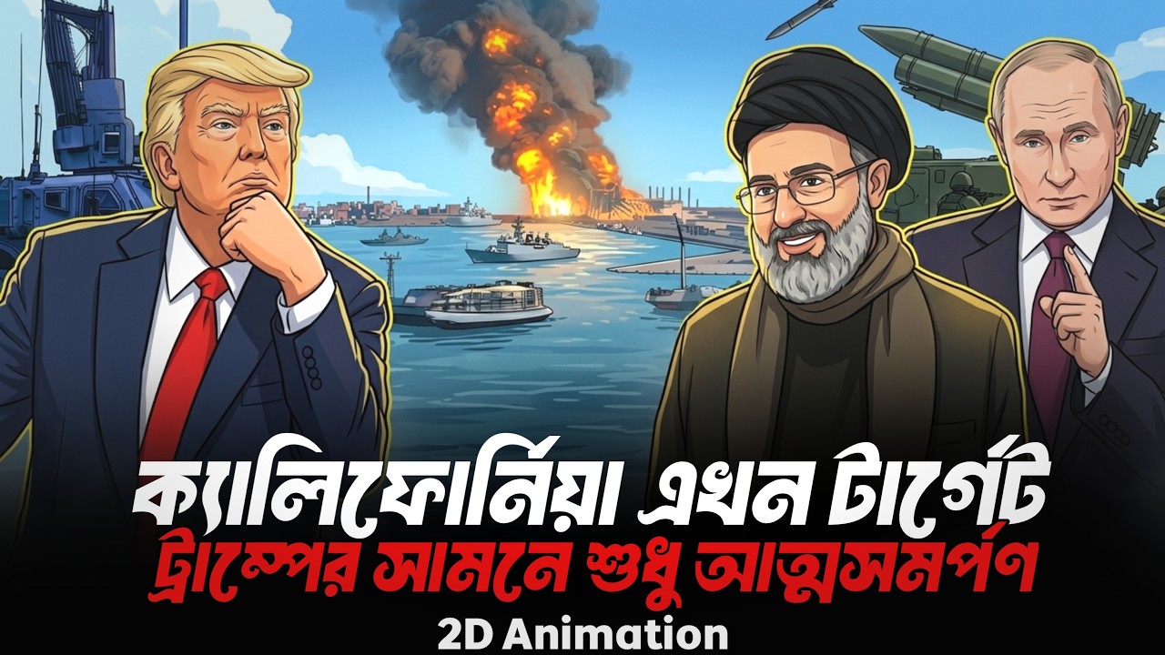ট্রাম্প বনাম খামেনি: কে জিতবে এই মহাযুদ্ধে? | 2D Animation