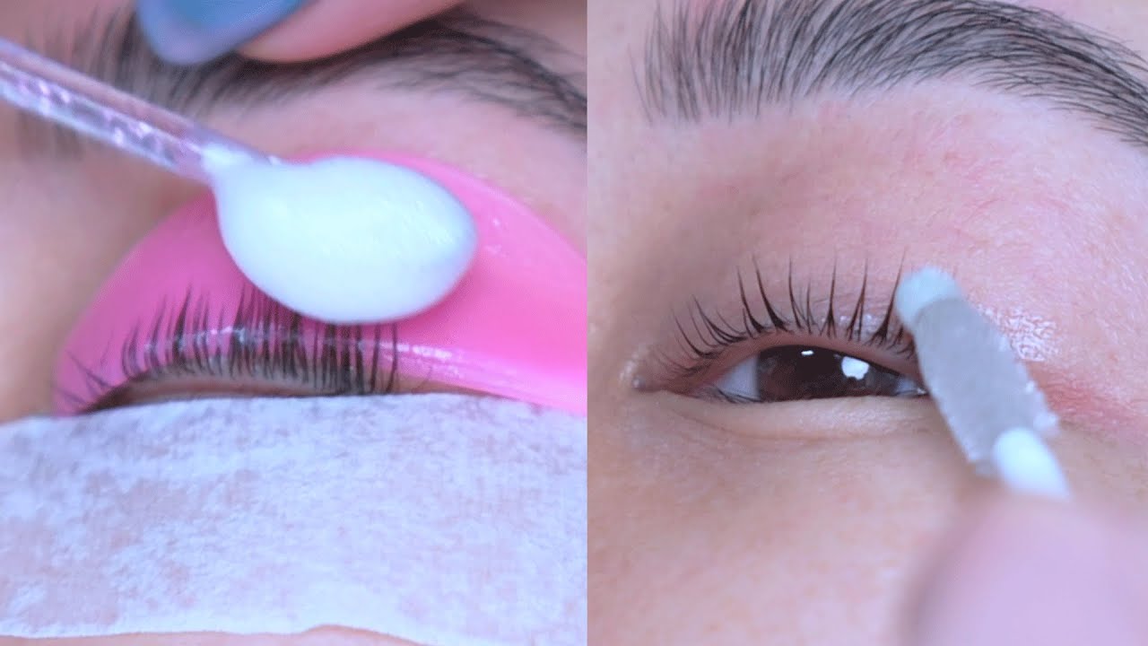 Visual ASMR | Корейская завивка ресниц | Восковая эпиляция бровей