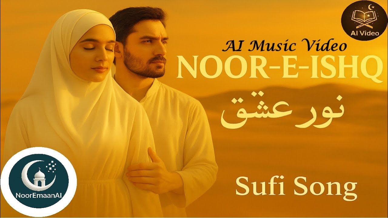 Noor-e-Ishq (نورِ عشق)  Heart Touching Sufi Nasheed | Islamic Song | Noor Emaan AI