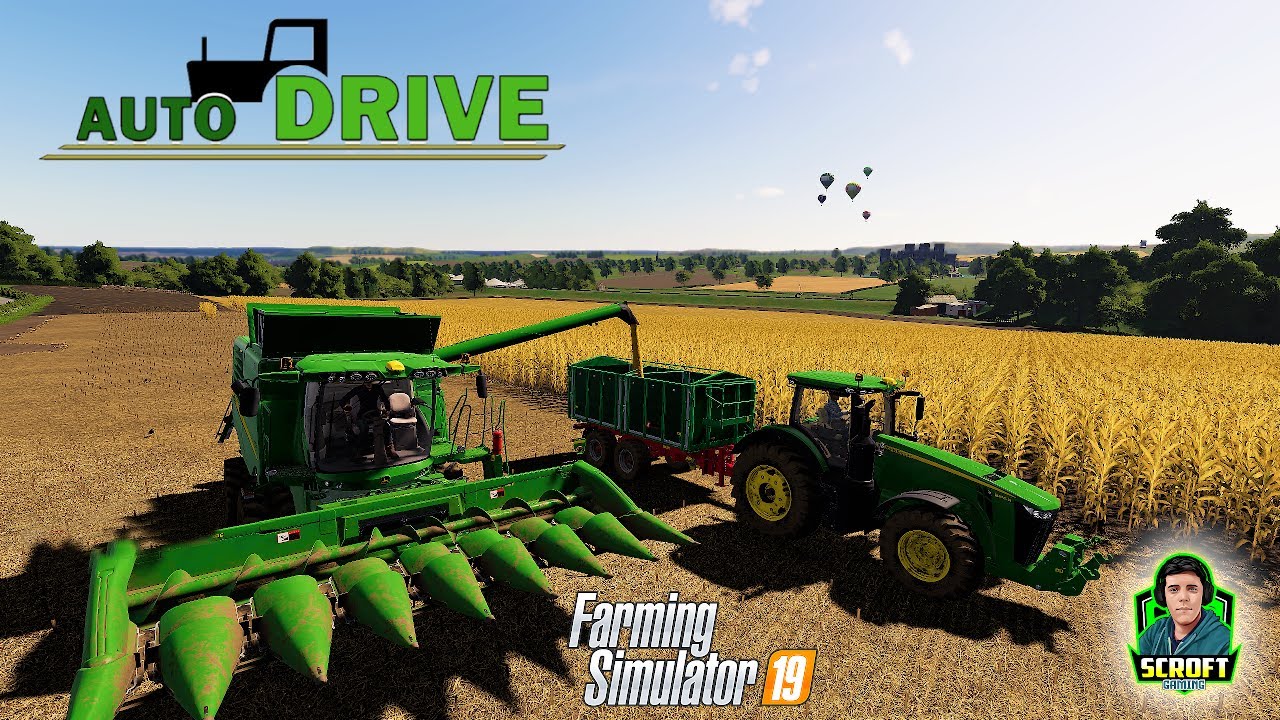 Unload Combine Feature | How To Use AutoDrive Part 5 - FS19