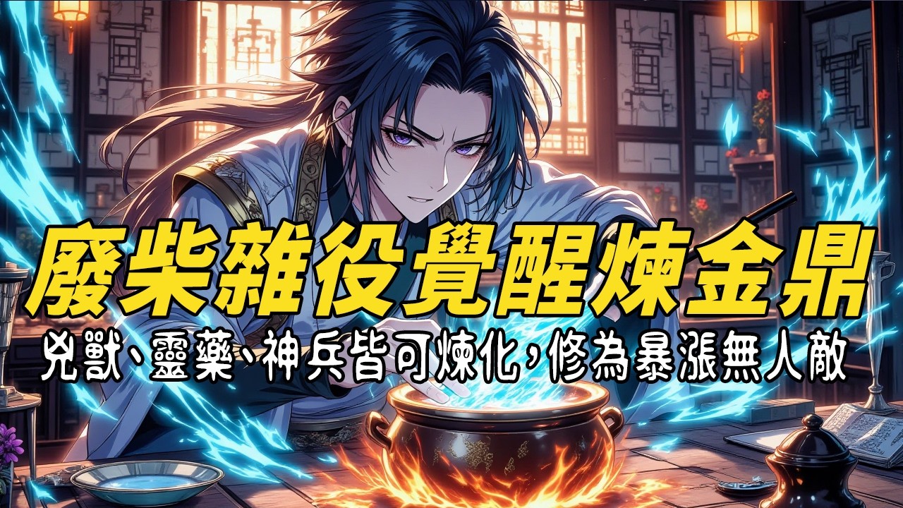 《廢柴雜役覺醒煉金鼎，煉化萬物成至尊！》穿越修真界毫無天賦？壹尊煉金鼎讓他逆天改命！兇獸、靈藥、神兵皆可煉化，修為暴漲無人敵！宗門危難之際，他橫空出世，只手鎮壓強敵！