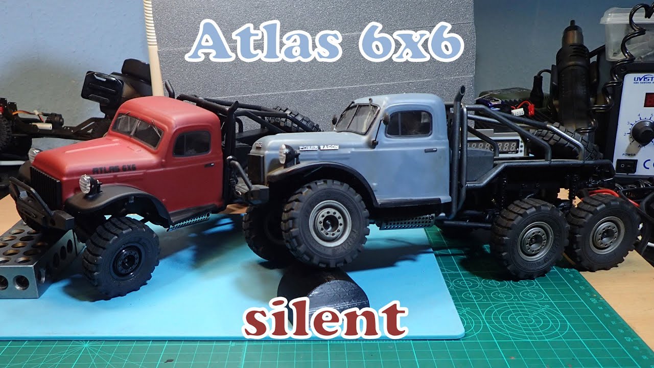 FMS Atlas 6x6 1/18 Crawler: Silent + big performance upgrade!