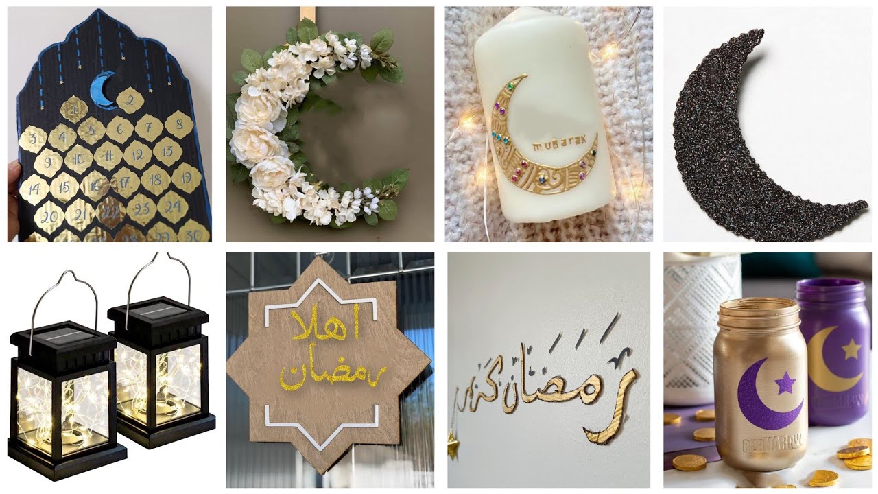 أفكار ✨بدون مسدس الشمع ✨زينة رمضان 2025 🌙#diy #deco #craft #ideas رمضان#ramadan