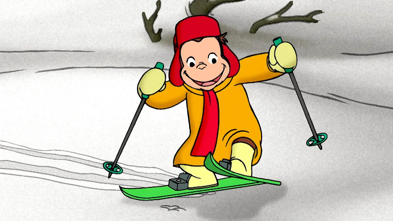 George Aprende a Esquiar! 🐵 George, o Curioso 🐵 Desenhos Animados