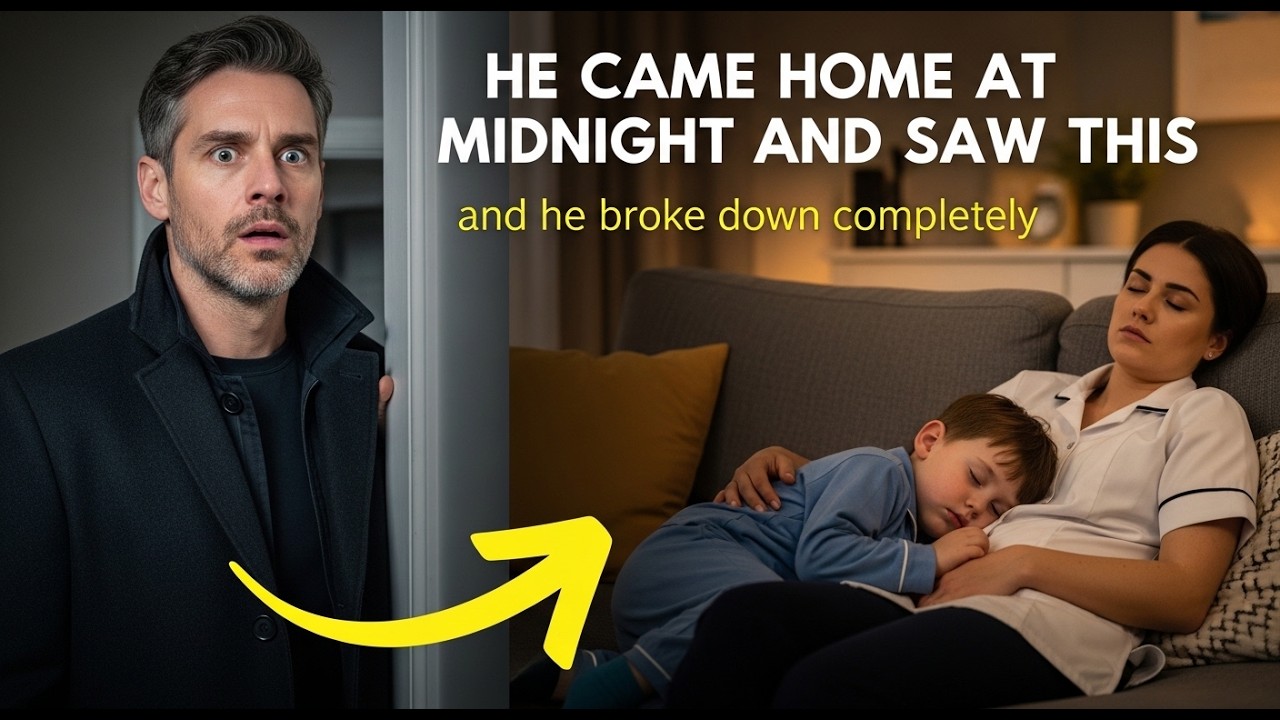 A Billionaire Came Home At Midnight And A Poor Nurse's Kindness Broke Him To Tears