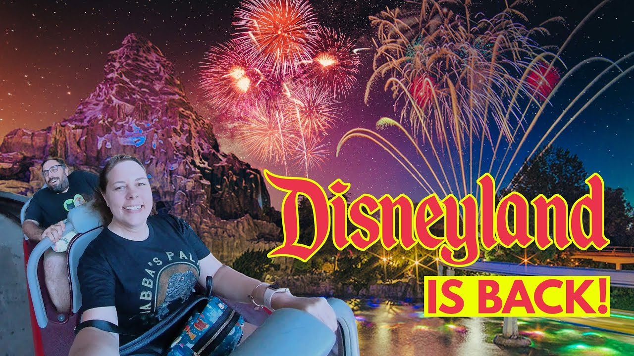 Disneyland Fireworks & Matterhorn Return!