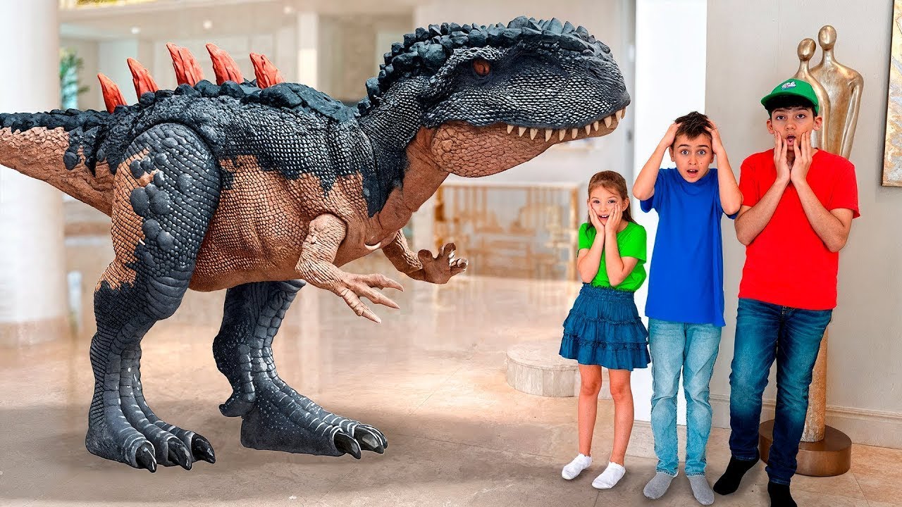 Jason y sus Aventuras! Los juguetes ¡dinosaurios cobran vida🦖y el misterio de las llaves secretas!🗝️