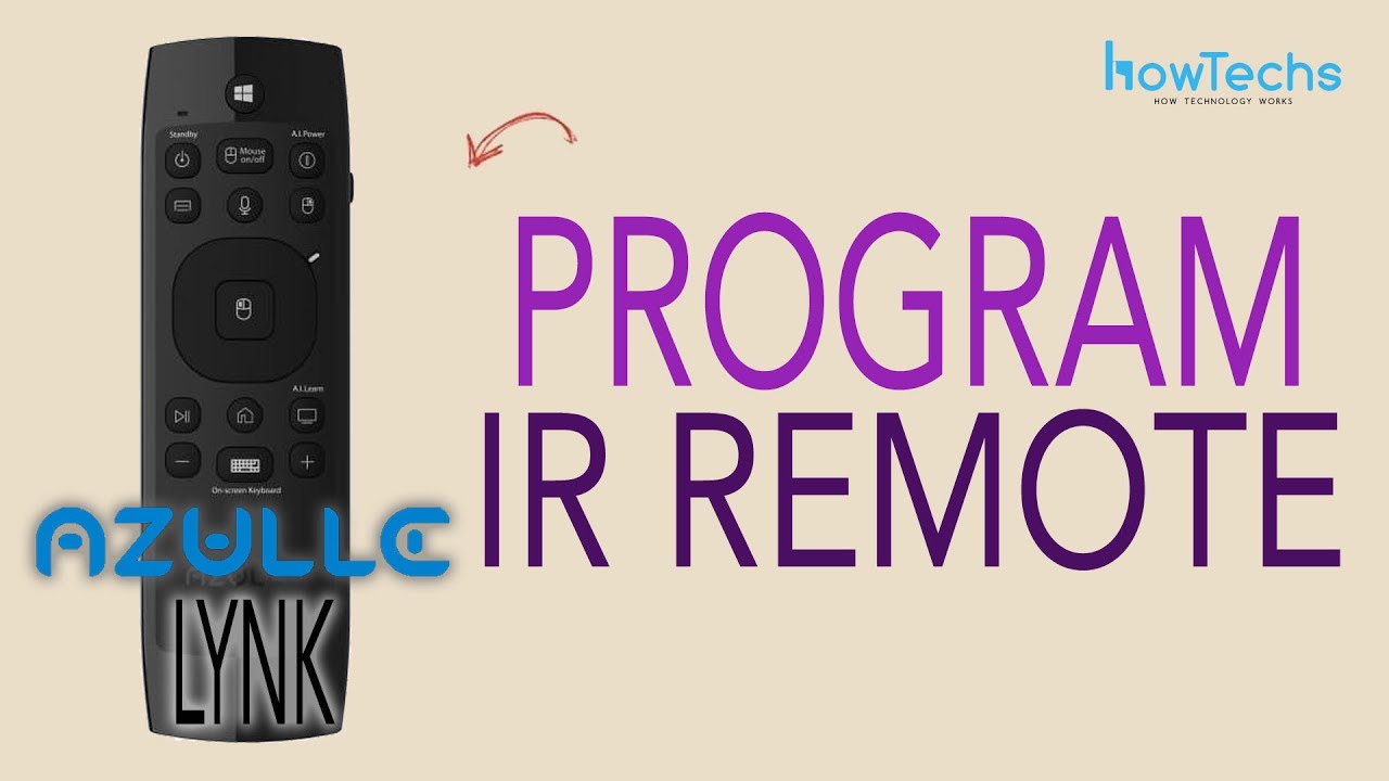 Azulle Lynk - How to program IR universal remote buttons