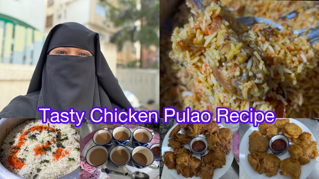 Tasty 🤤 Chicken Pulao Recipe | Hyderabadi Vlogs | Indian Mom’s Vlogs #food #vlogger #chickenpulao 