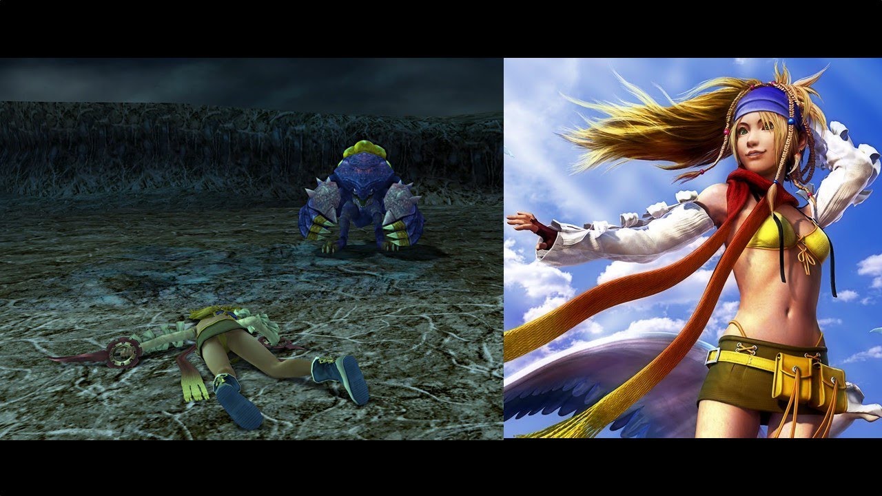 リュック  雷平原にキャンプ中に魔物に襲われて敗北する【FF X-2】