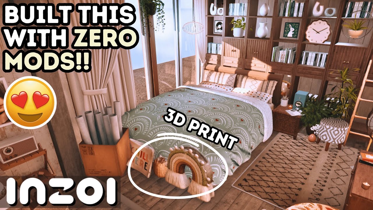 InZOI’s Build Tools are INSANE! 🤯 Custom Bedroom without MODS! | inZOI Speed Build