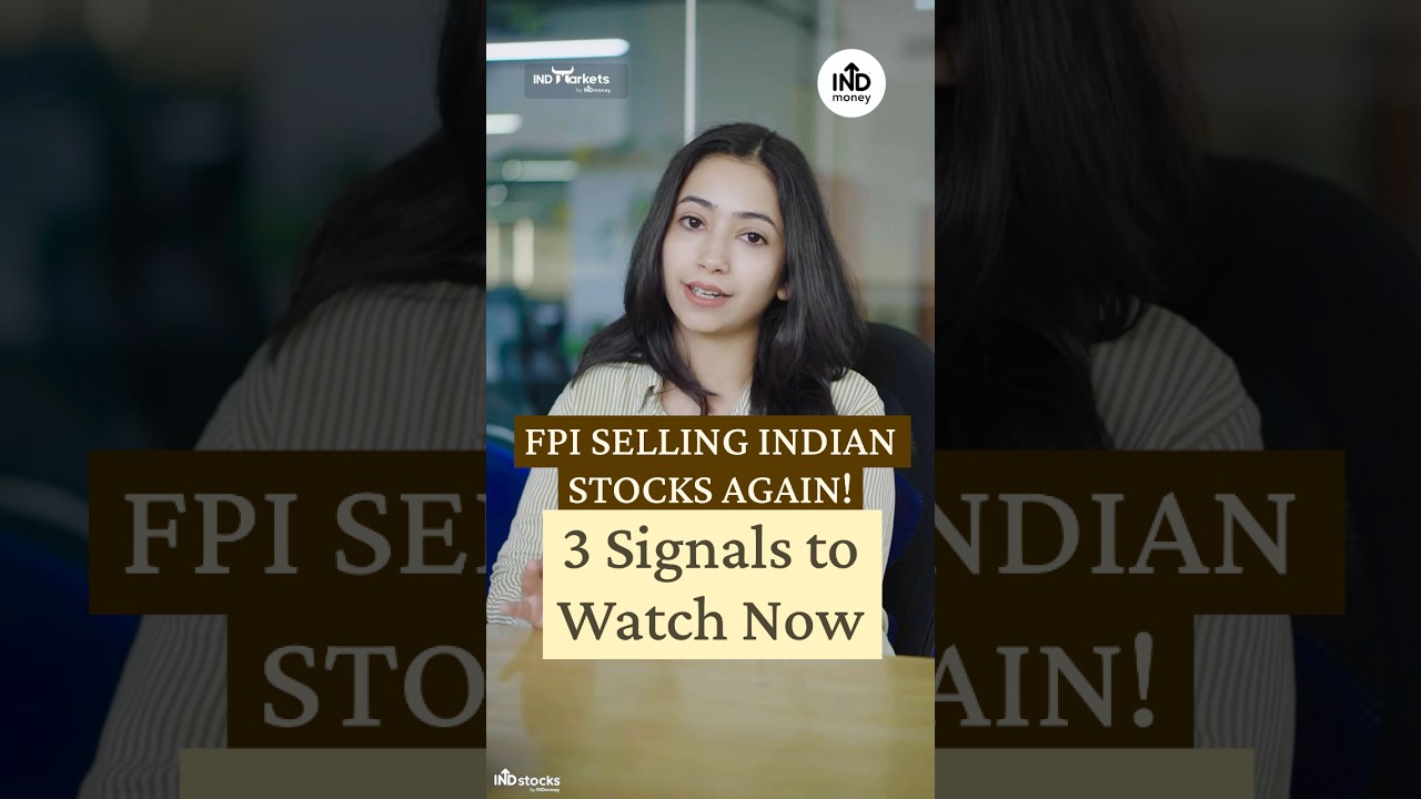 Why FPIs Are Selling Indian Stocks Again! Should Indian Investors Worry? 3 Things to Watch #shorts