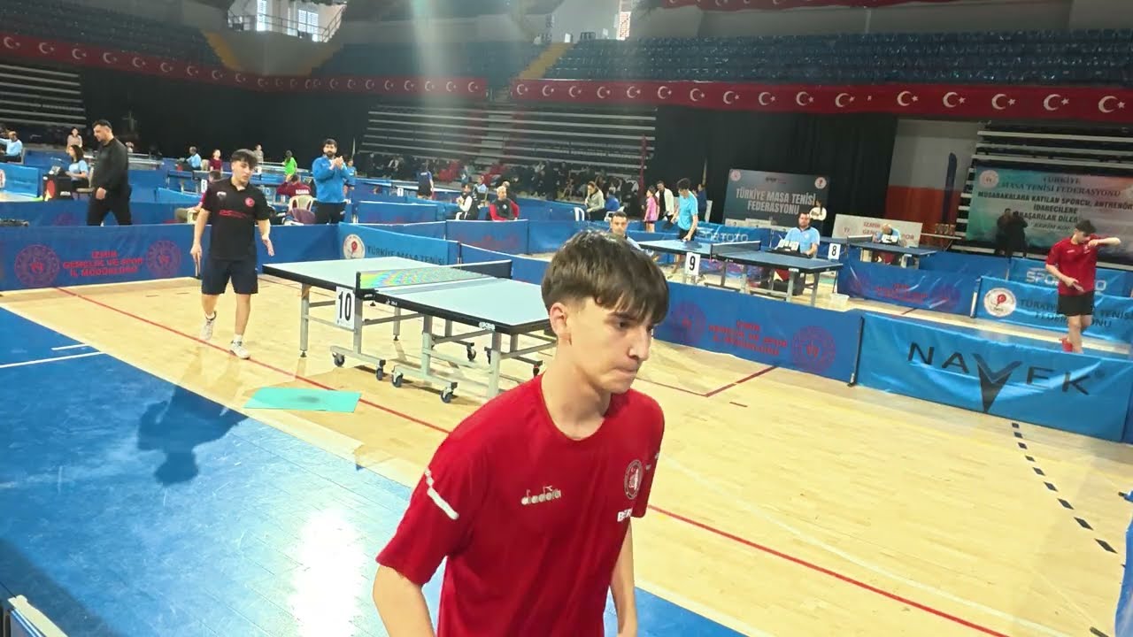 Kenan Eren Kahraman (NEV) - Berk Öztoprak (ÇOR) Genç En İyi 12'ler Yarışmaları #sports #tabletennis