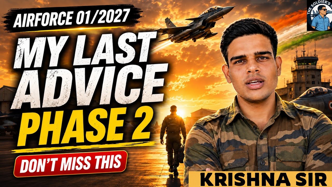 AIRFORCE 01/2027 PHASE 2: My Final Advice Before You Report#phase2#airforce#agniveer#navy