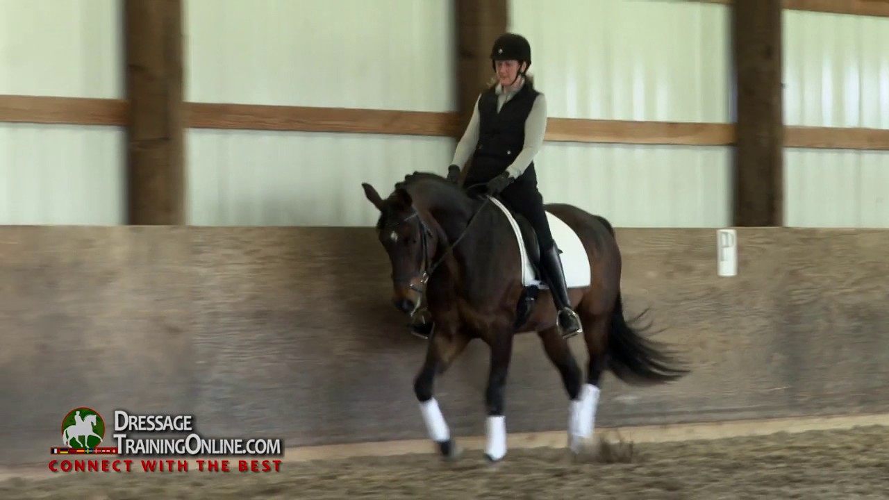 Dressage training with Olympian Laura Graves on asking for what you want