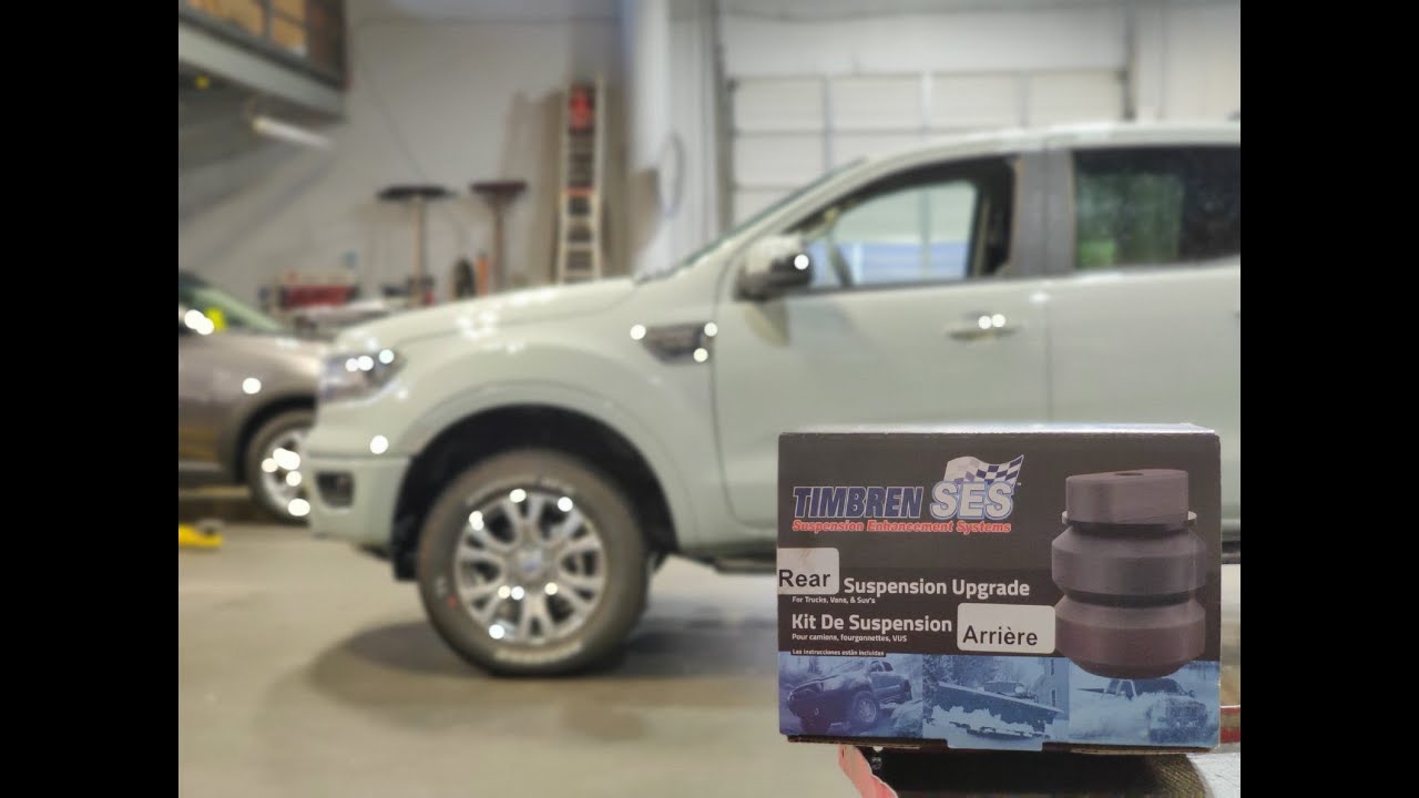 Timbren SES for Ford Ranger 2019 to 2022, Dash cam install
