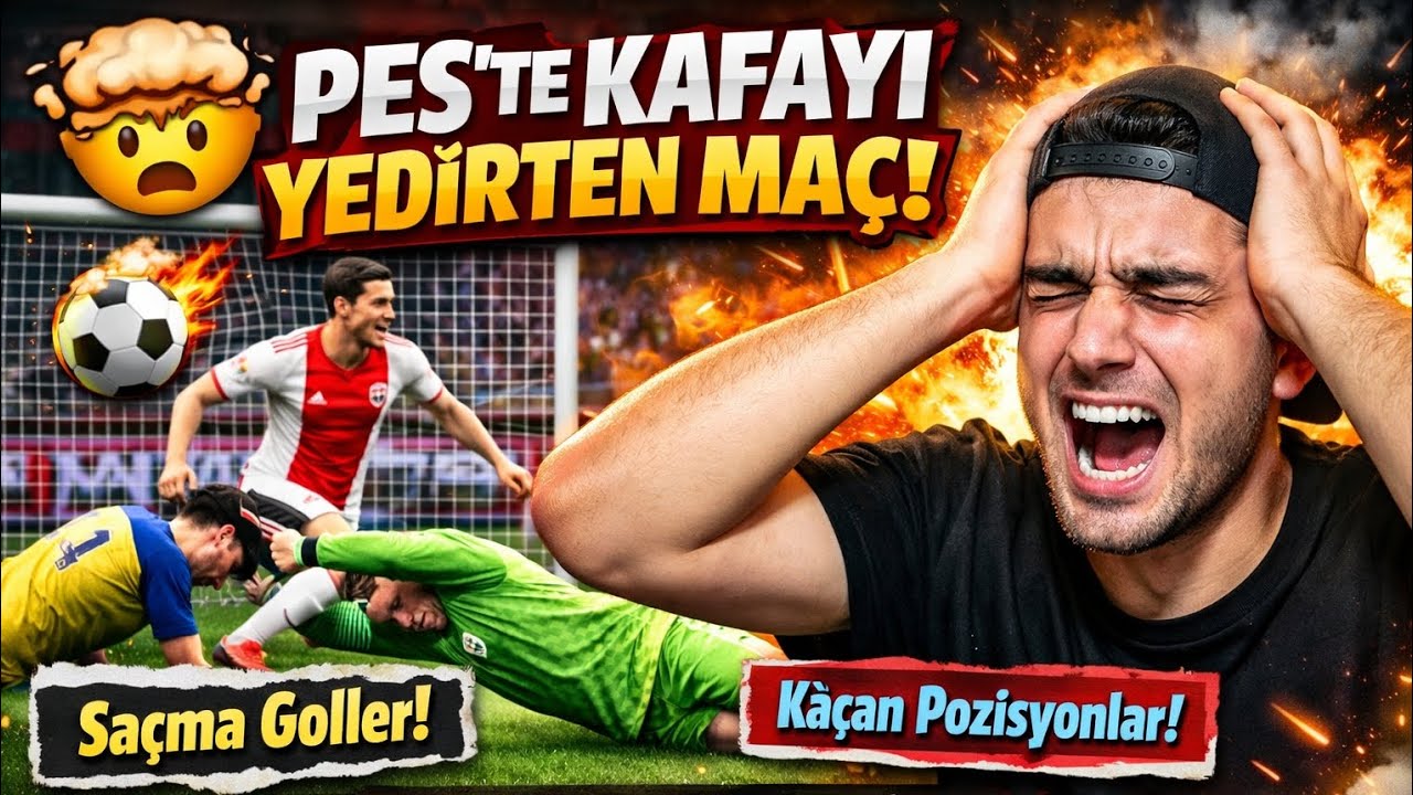 PES’te KAFAYI YEDİRTEN MAÇ | Gol + Kriz Garantili