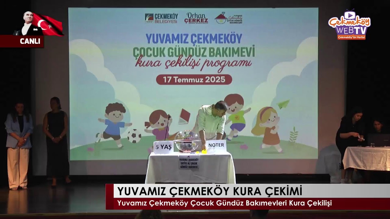 Yuvamız Çekmeköy Çocuk Gündüz Bakımevleri Kura Çekilişi