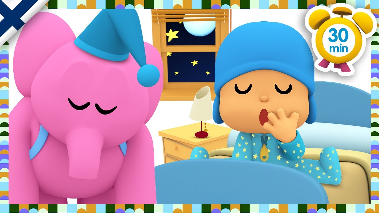 Nukkumaanmenoaika-sarjakuvia Pocoyon kanssa! | POCOYO Suomeksi | Hauska Video Lapsille
