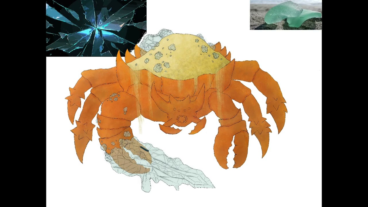Glass claw crab creature design video 