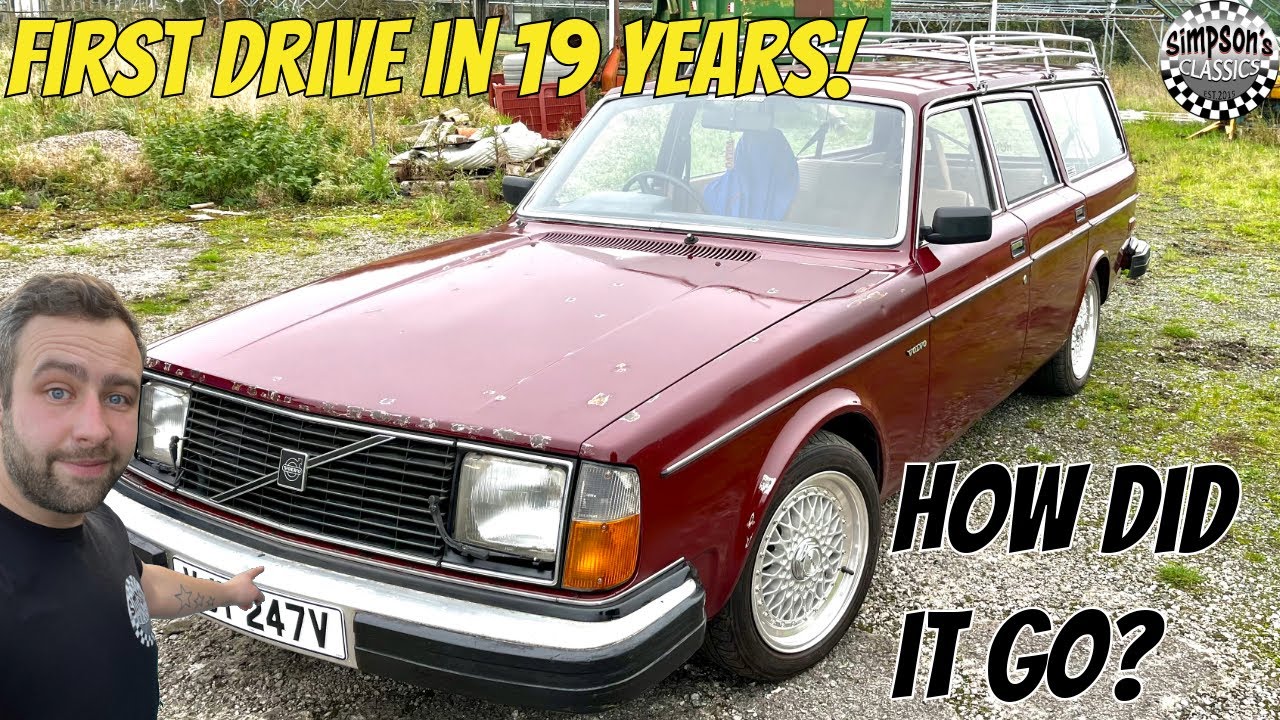 FIRST DRIVE IN 19 YEARS! Abandoned Volvo 245 revival