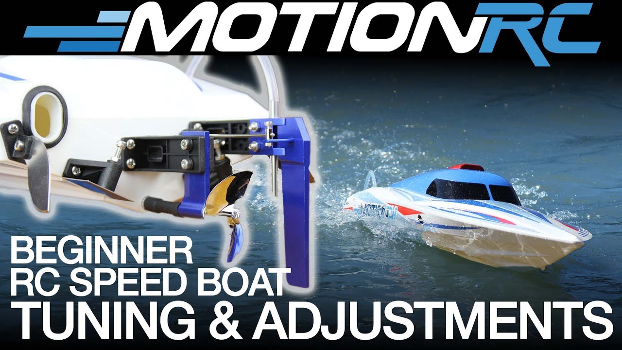 Beginner Tuning & Adjustments for an RC Speed Boat with the Bancroft Motion DV! | Motion RC