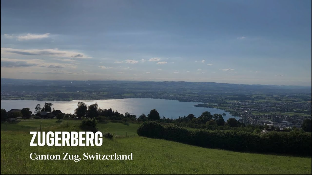 Breathtaking panorama from Zugerberg mountain, Switzerland!