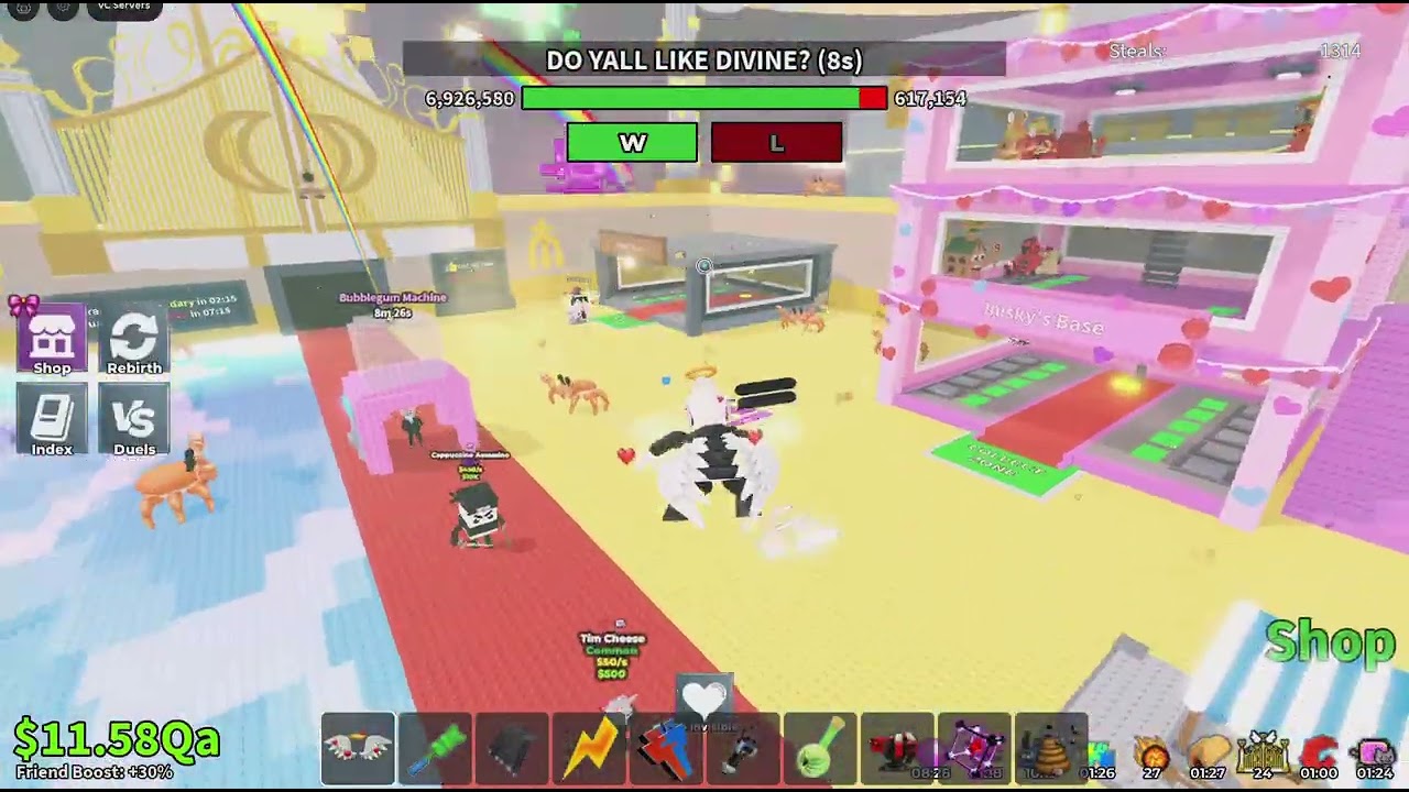 Steal a brainrot admin abuse #roblox #stealabrainrot