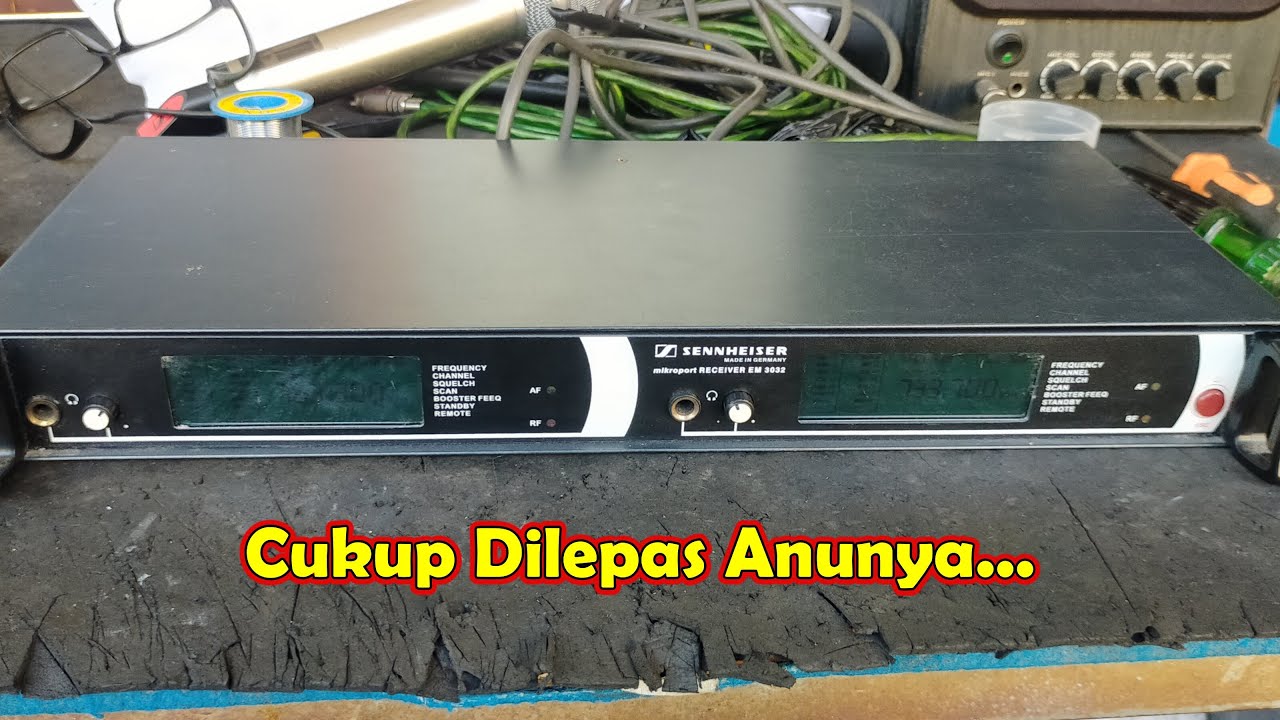 Servis Mic Wireless Sennheiser EM3032 Rusak Tidak Bunyi