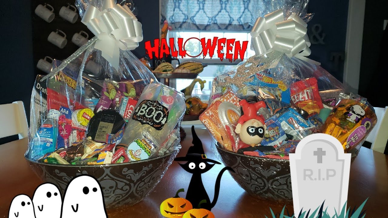 Halloween Gift basket DIY