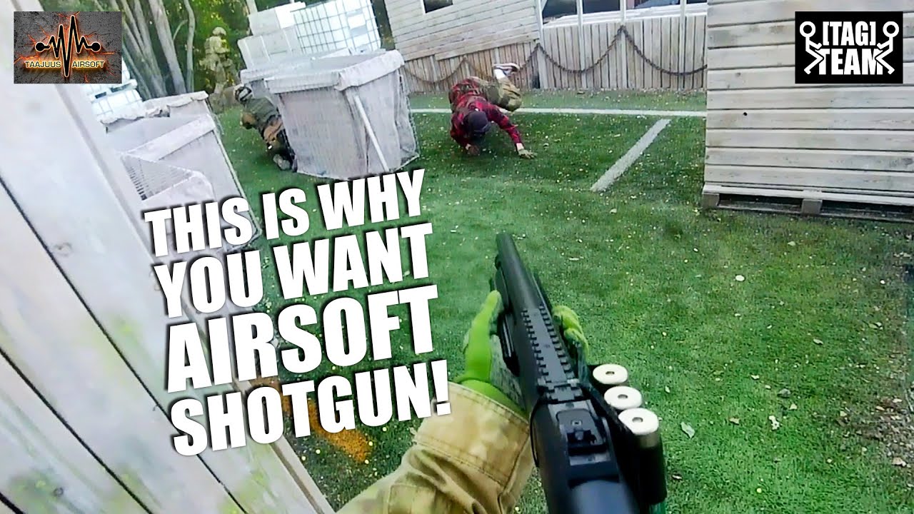 This Is Why You Want Shotgun! | Airsoft Outdoor CQB Gameplay | Pew-Pew.fi Juvis, Finland