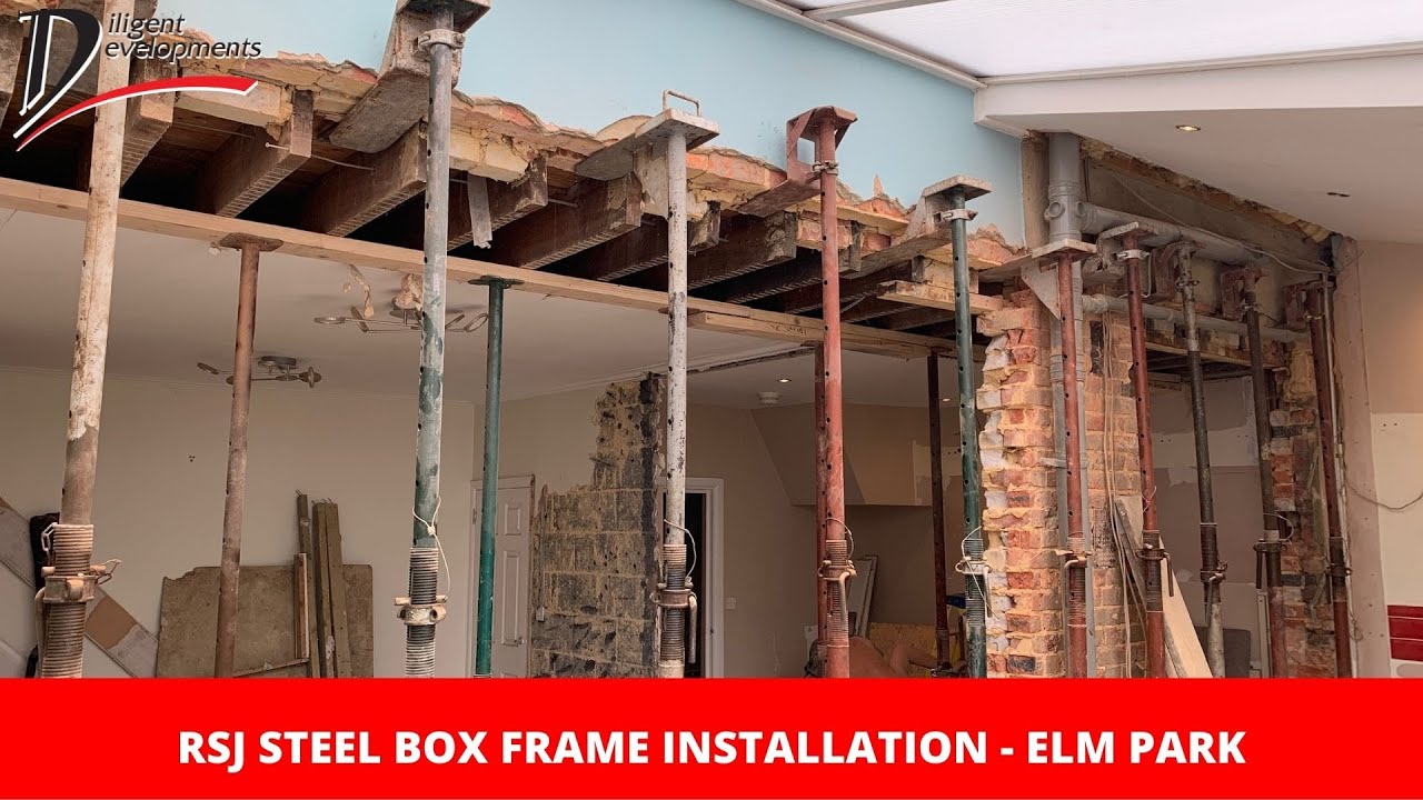 RSJ STEEL BOX FRAME INSTALLATION   - MORDEN SW20