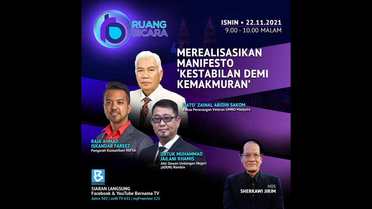 &rdquo;Merealisasikan Manifesto &lsquo;Kestabilan Demi Kemakmuran&rsquo;&rdquo; | Ruang Bicara