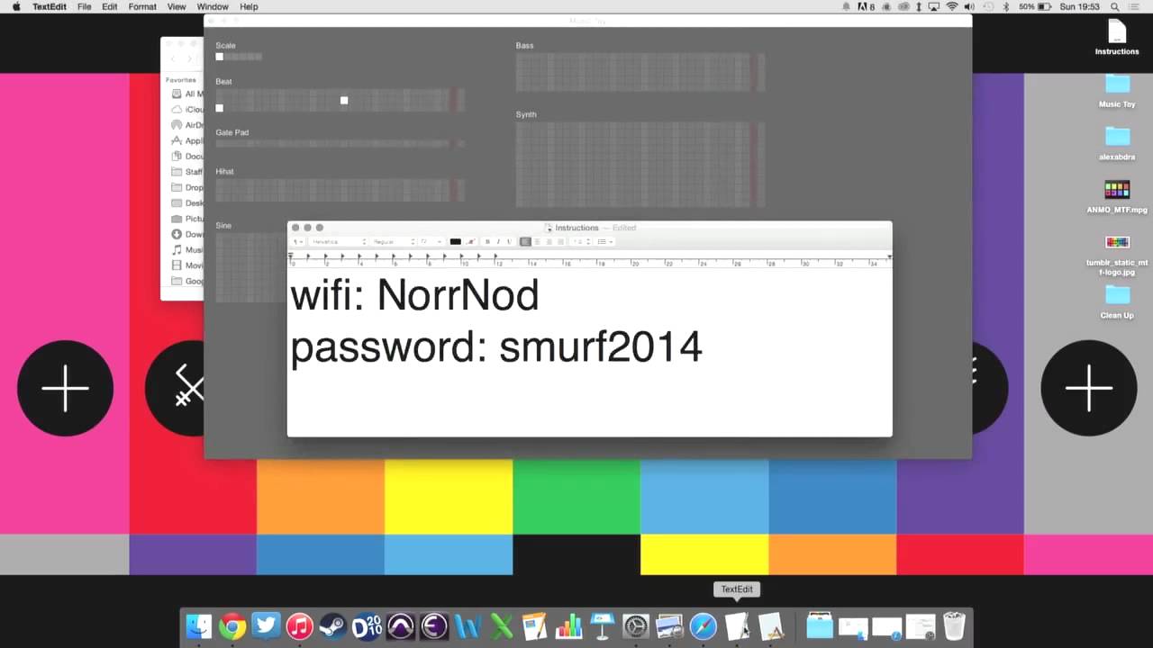 #MTFScandi Nicklas Nygren - Networked Music Thingy Toy Hack