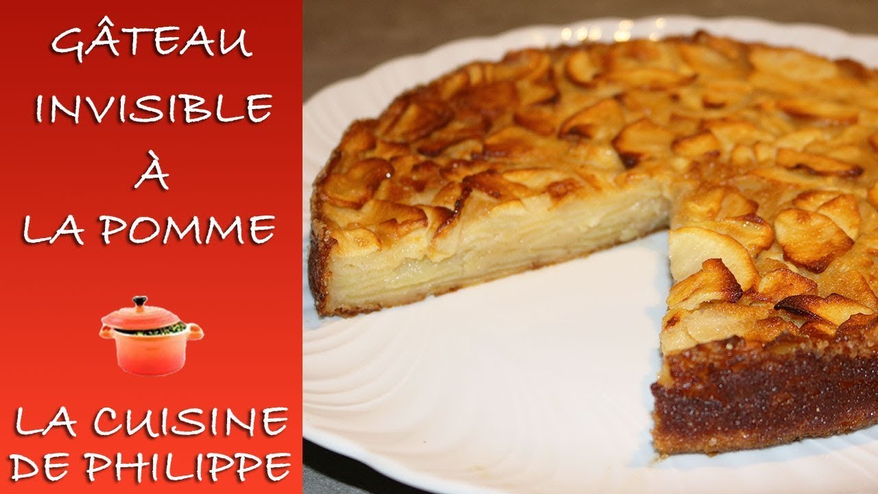 Gâteau invisible aux pommes