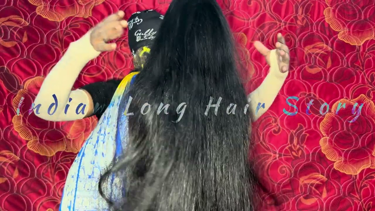 Thick Long Hair play by Husband#Indian Long Hair Story#Beautifull Long hair#Love Hair
