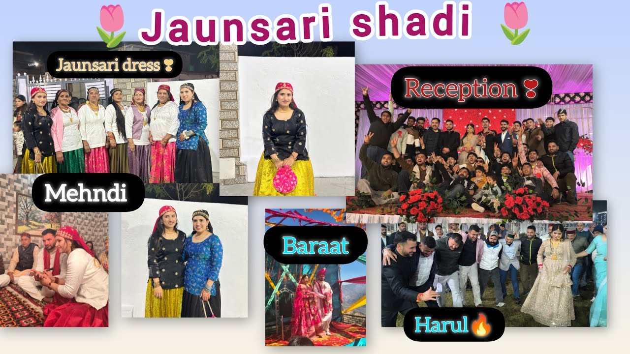 Jaunsari shadi || Mehndi || Baraat || Reception|| Dance 