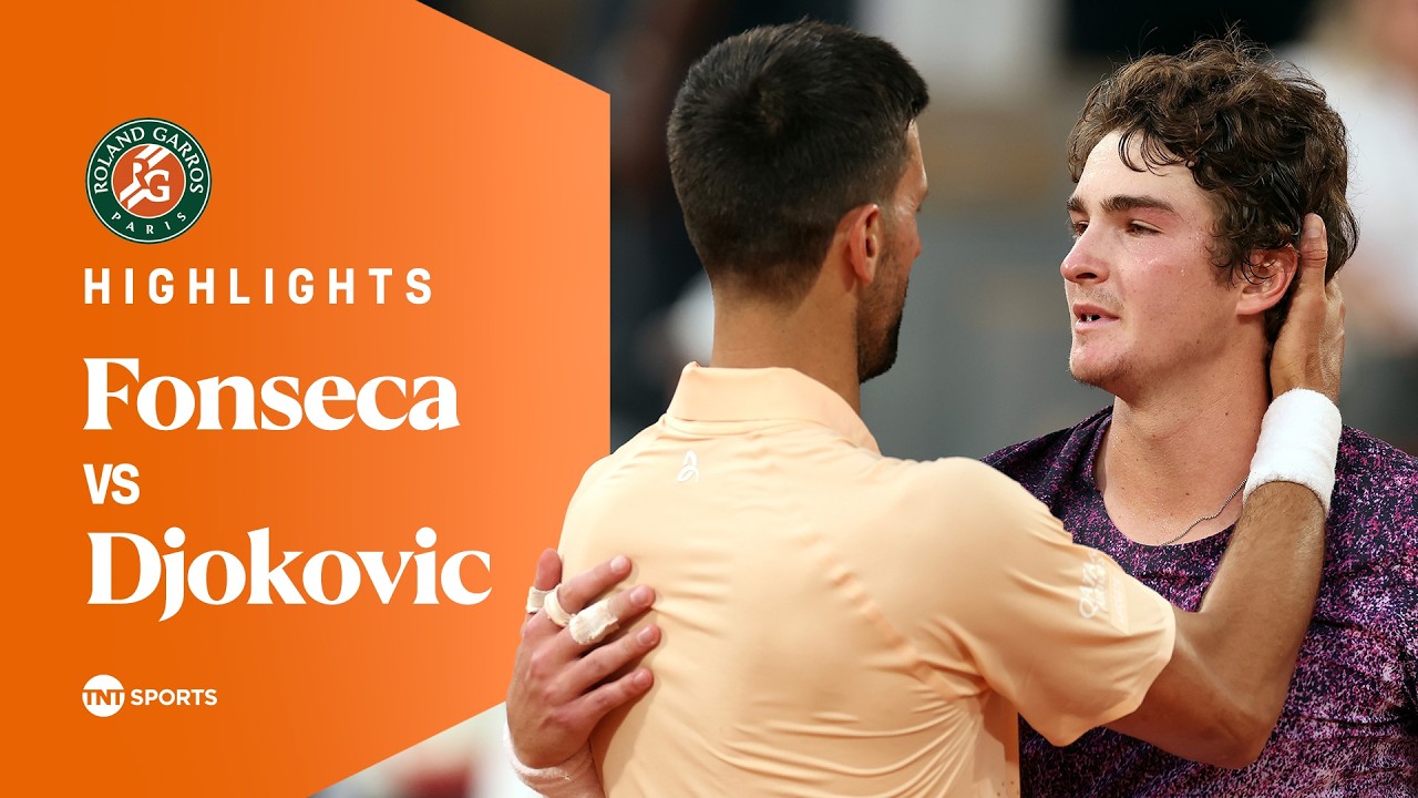Joao Fonseca vs Novak Djokovic | Round Three | Roland Garros 2026 Extended Highlights 🇫🇷