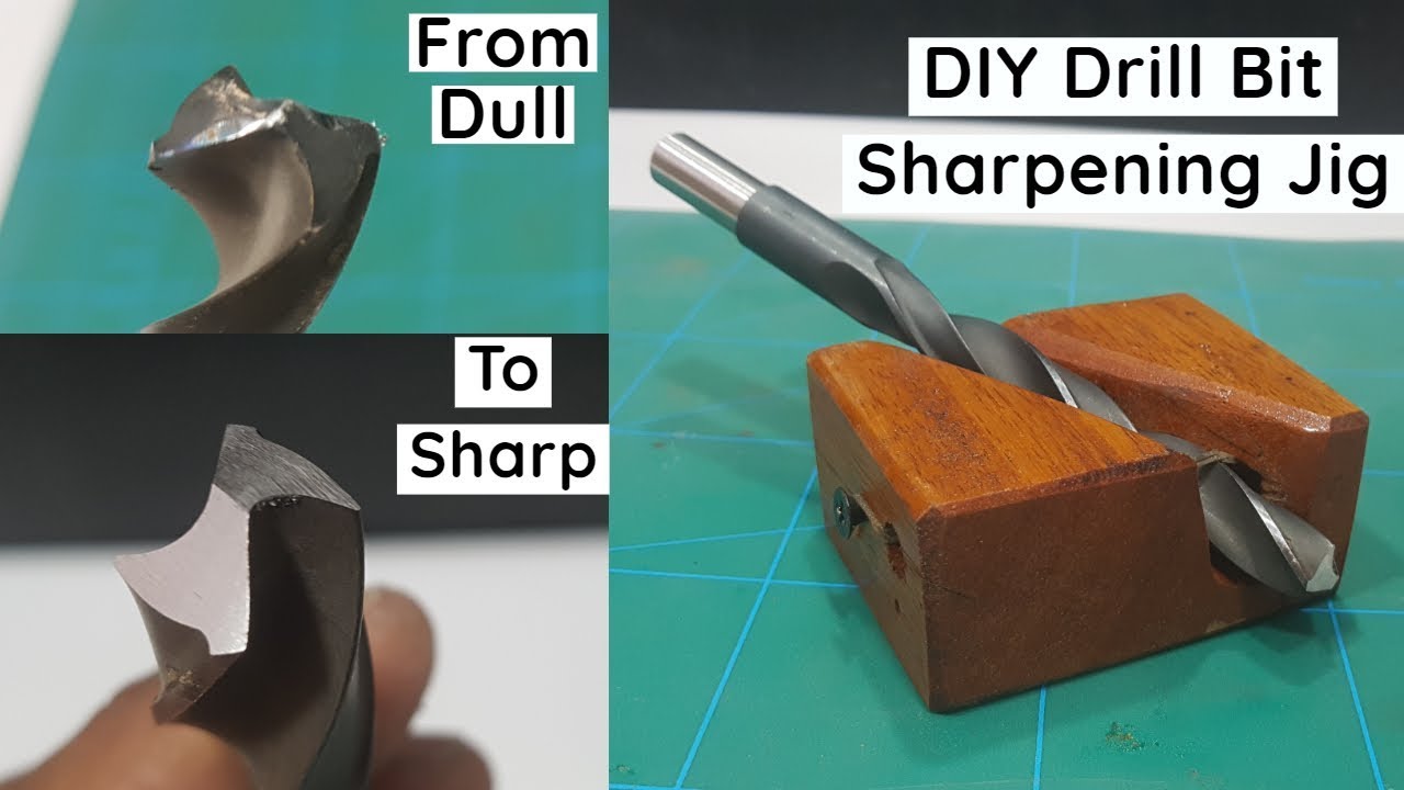 How To Sharpen Drill Bits - Drill Bit Sharpening Jig