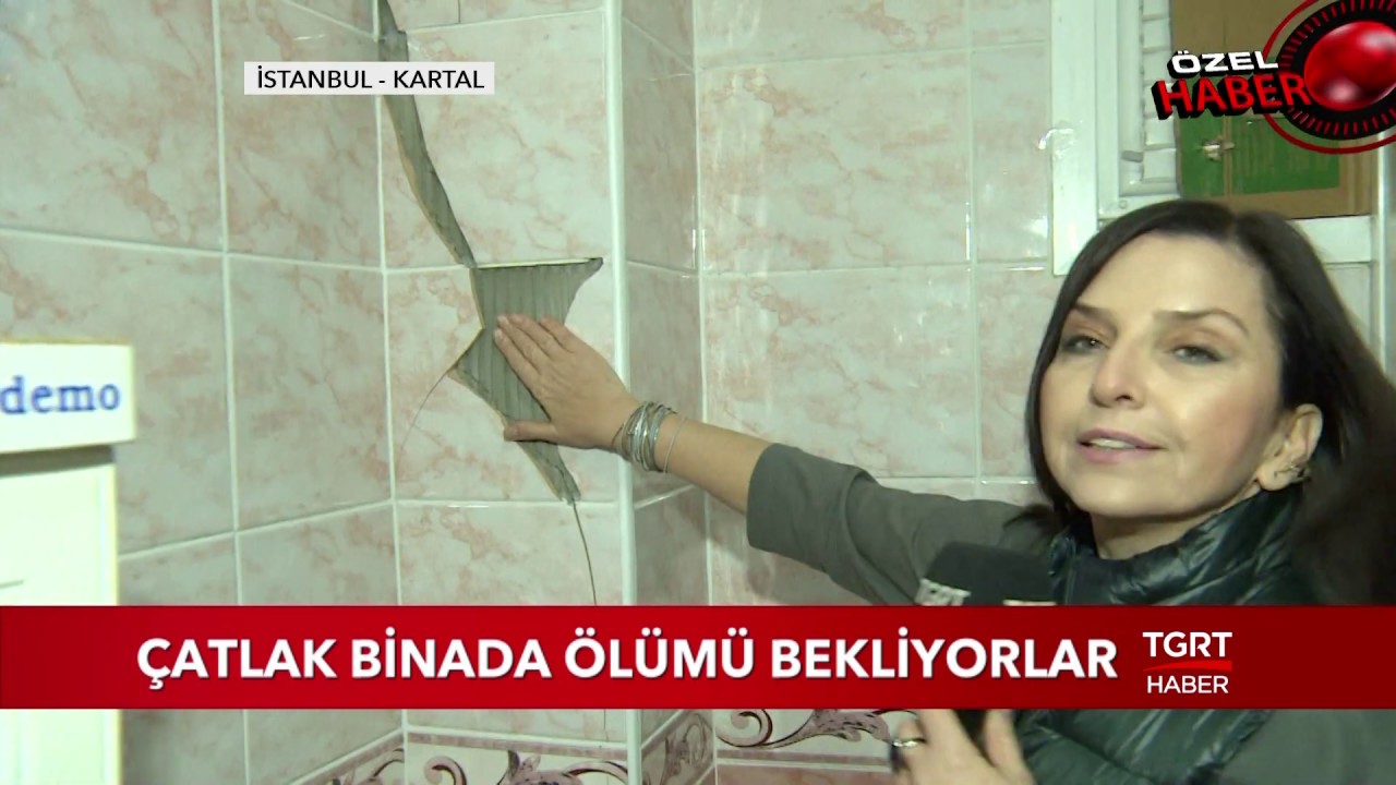 Çatlak Binada Ölümü Bekliyorlar