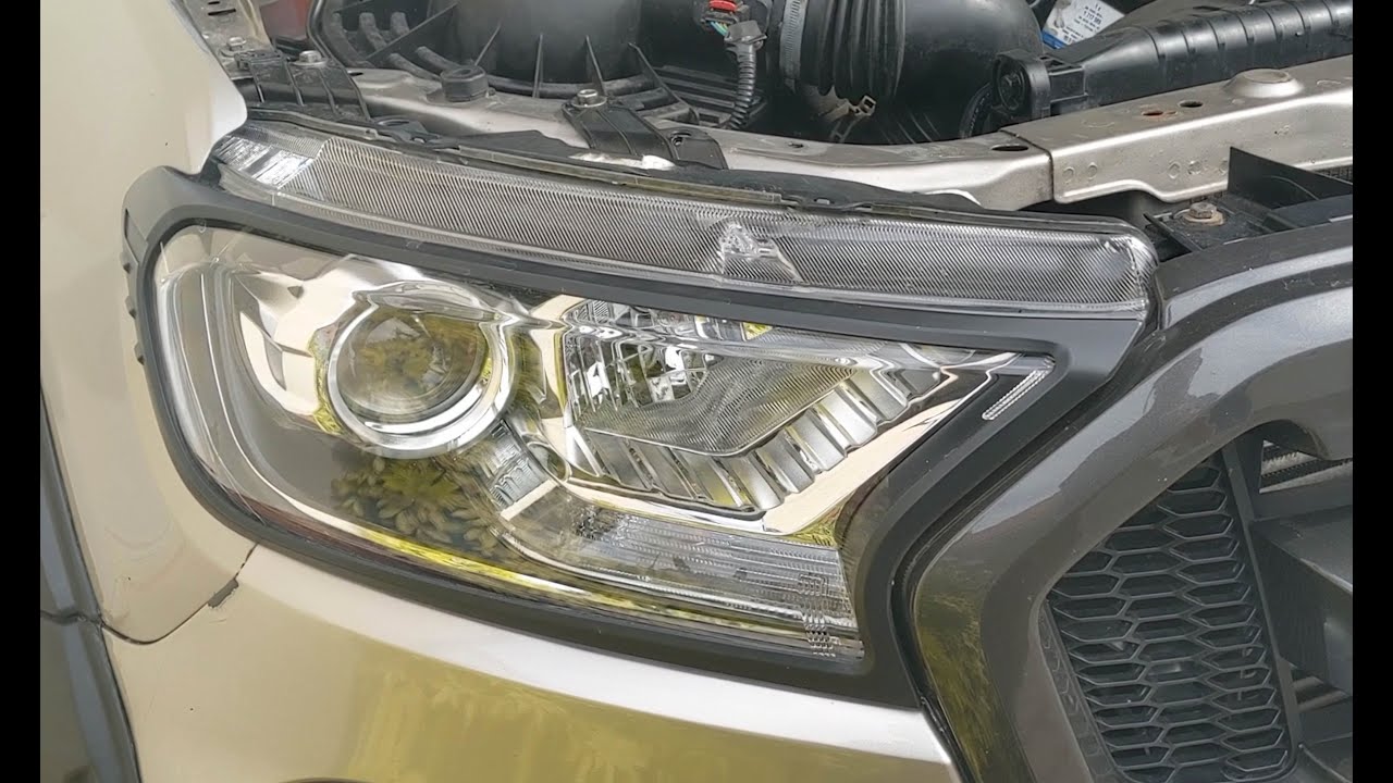 Ford Ranger headlight up down adjustment on headlights 2015 and up