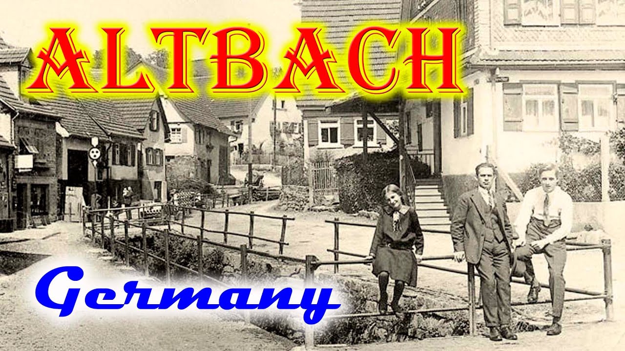 Old photos of Altbach, Baden-W&uuml;rttemberg, Germany - Alte Fotos von Altbach, Baden-W&uuml;rttemberg