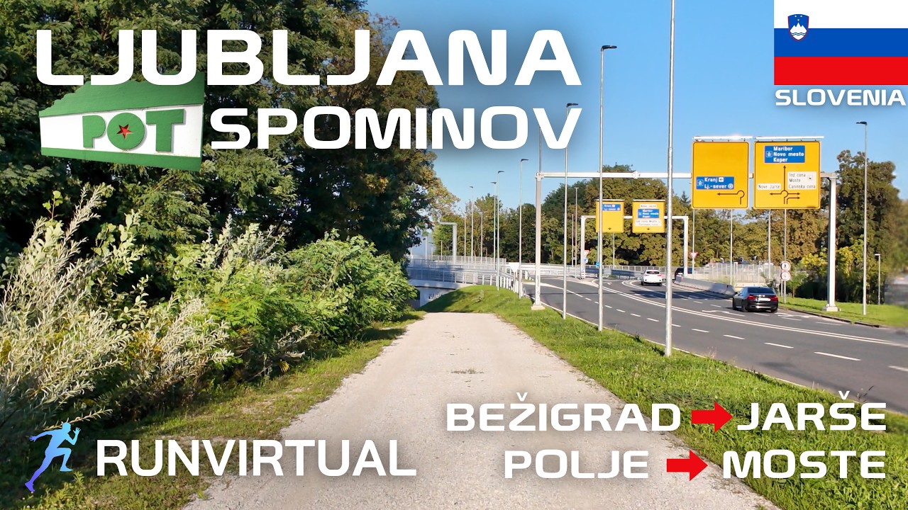 Running in Slovenia: Path of Remembrance and Comradeship (PST) - Bežigrad, Jar&scaron;e, Polje, Moste