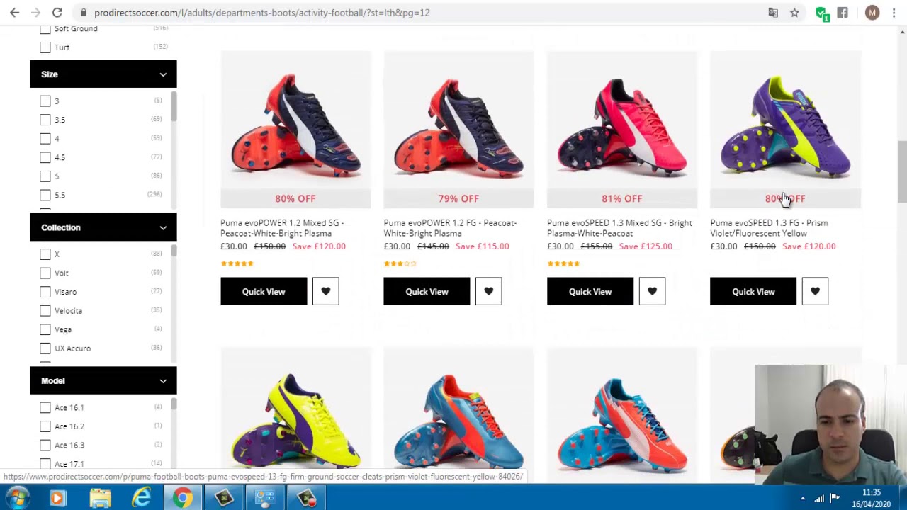 PASSO A PASSO - Compra de Chuteira em site fora do Brasil